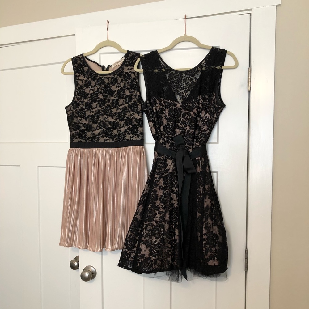 2 Black Lace Dress bundle!
